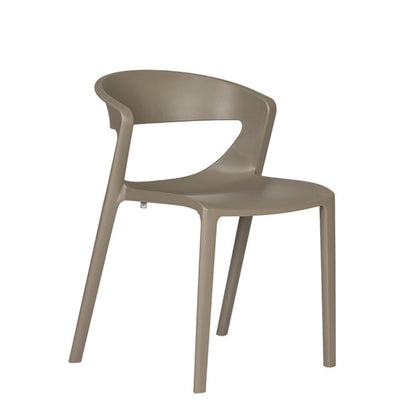 Silla Comercial Exterior - BRATTI - NOGAL BEAT