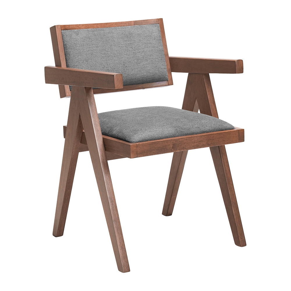 Silla Comercial para Restaurante - ZUO DELHI - Varios Colores - Asiento y Respaldo Tapizados en Lino Sintético