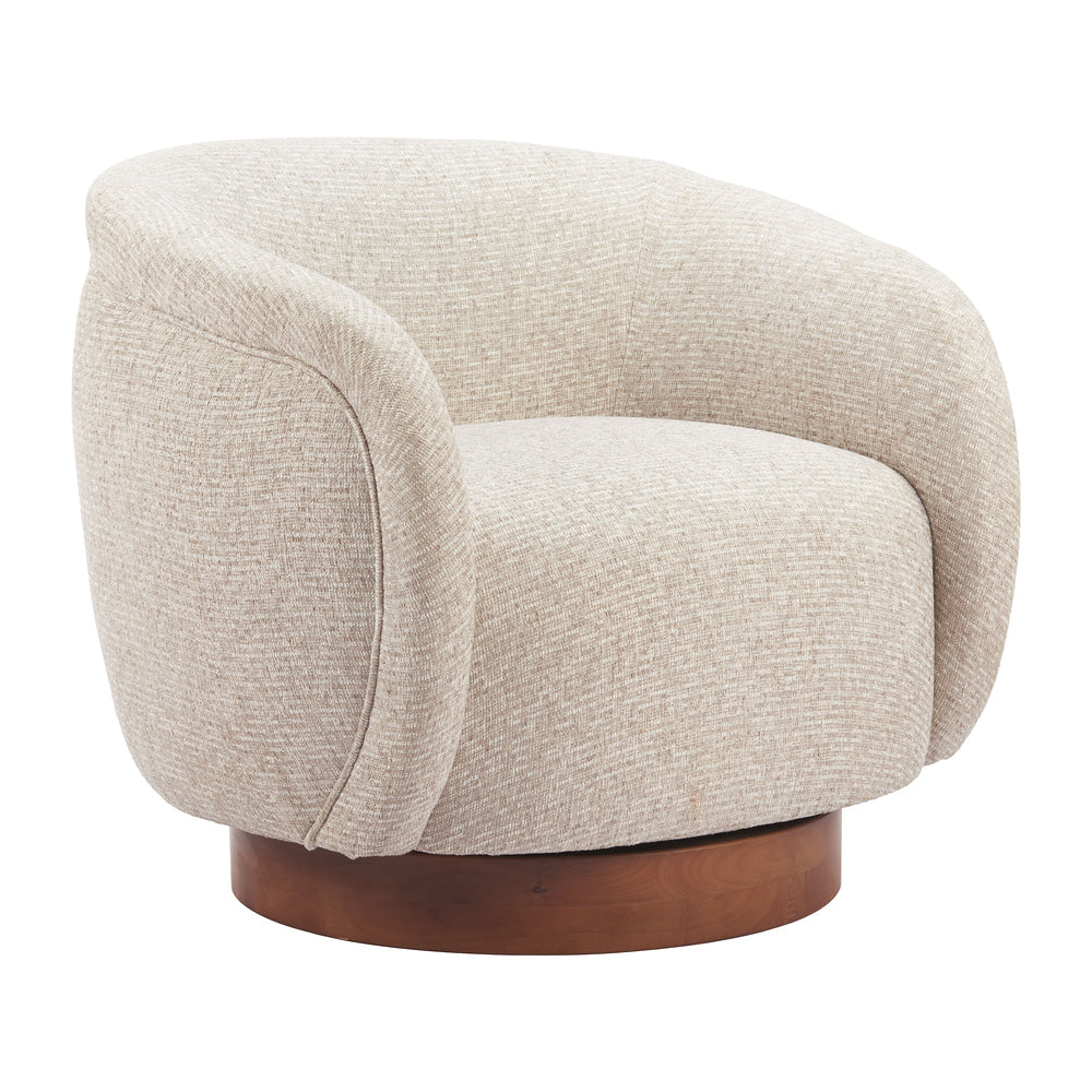 Silla Comercial para Desayunador - ZUO VINTA - Beige - Asiento y Respaldo Tapizados en Tejido Texturizado