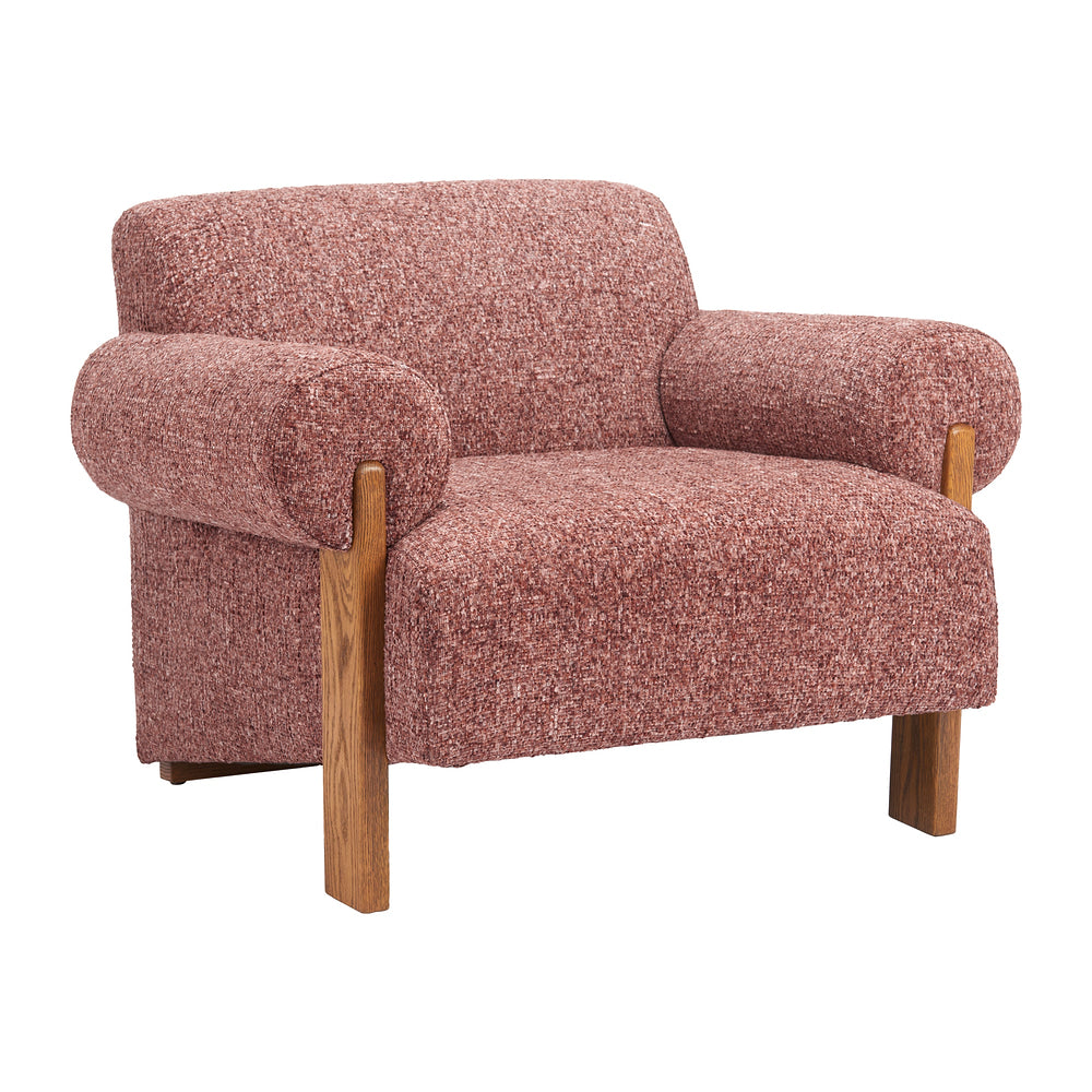 Sillón Ocasional para Salón de Belleza - ZUO VERITY - Cobre - Asiento y Respaldo Tapizados en Tejido Texturizado