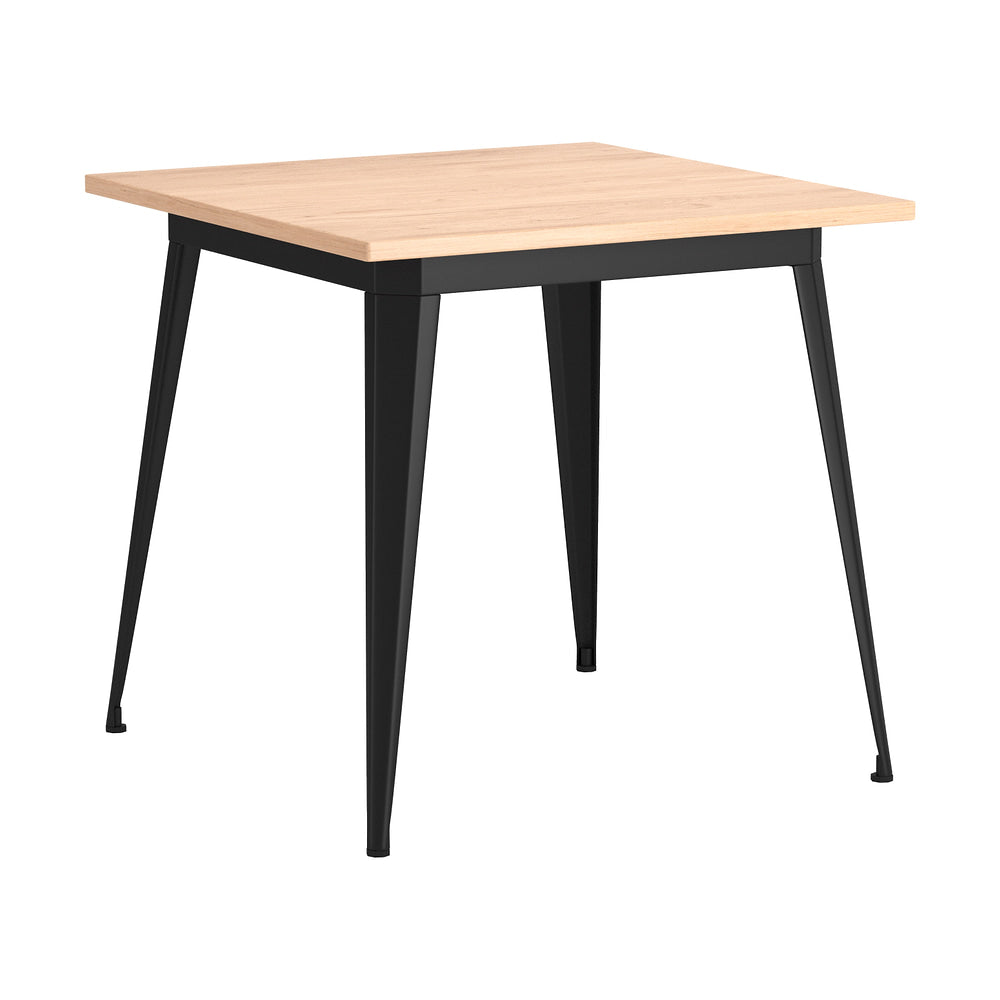 Mesa de Comedor para Desayunador - ZUO ELOWEN - Natural - Cubierta de MDF Símil Madera y Estructura de Acero con Recubrimiento en Polvo