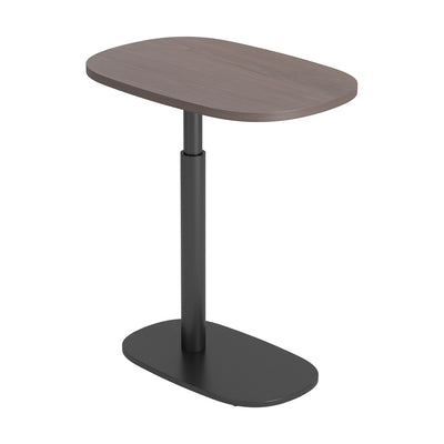 Mesa Auxiliar para Sala de Espera - ZUO BUDDY - Varios Colores - Cubierta de Chapa de Madera Madera de Ingeniería y Estructura de Acero con Recubrimiento en Polvo - Gris