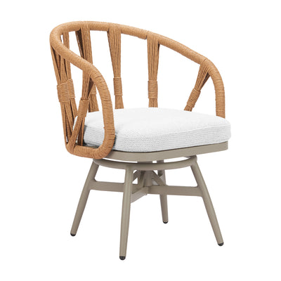 Silla para Cafetería y Jardín - ZUO SAFAL - Multicolor - Asiento y Respaldo Tapizados con Tela para Exterior