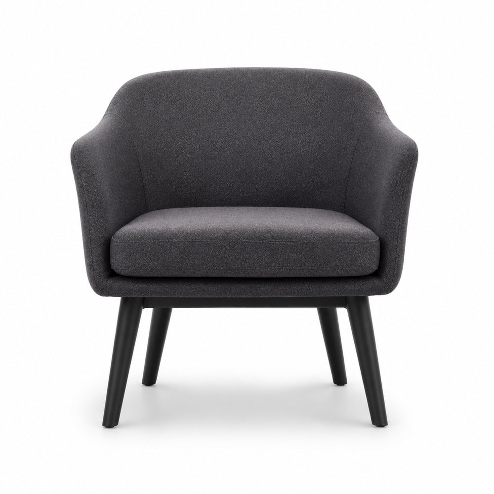 Sillón Ocasional de Recepción de Una Plaza TULIP de VERSA OFFSET, vista de tres cuartos sobre fondo blanco