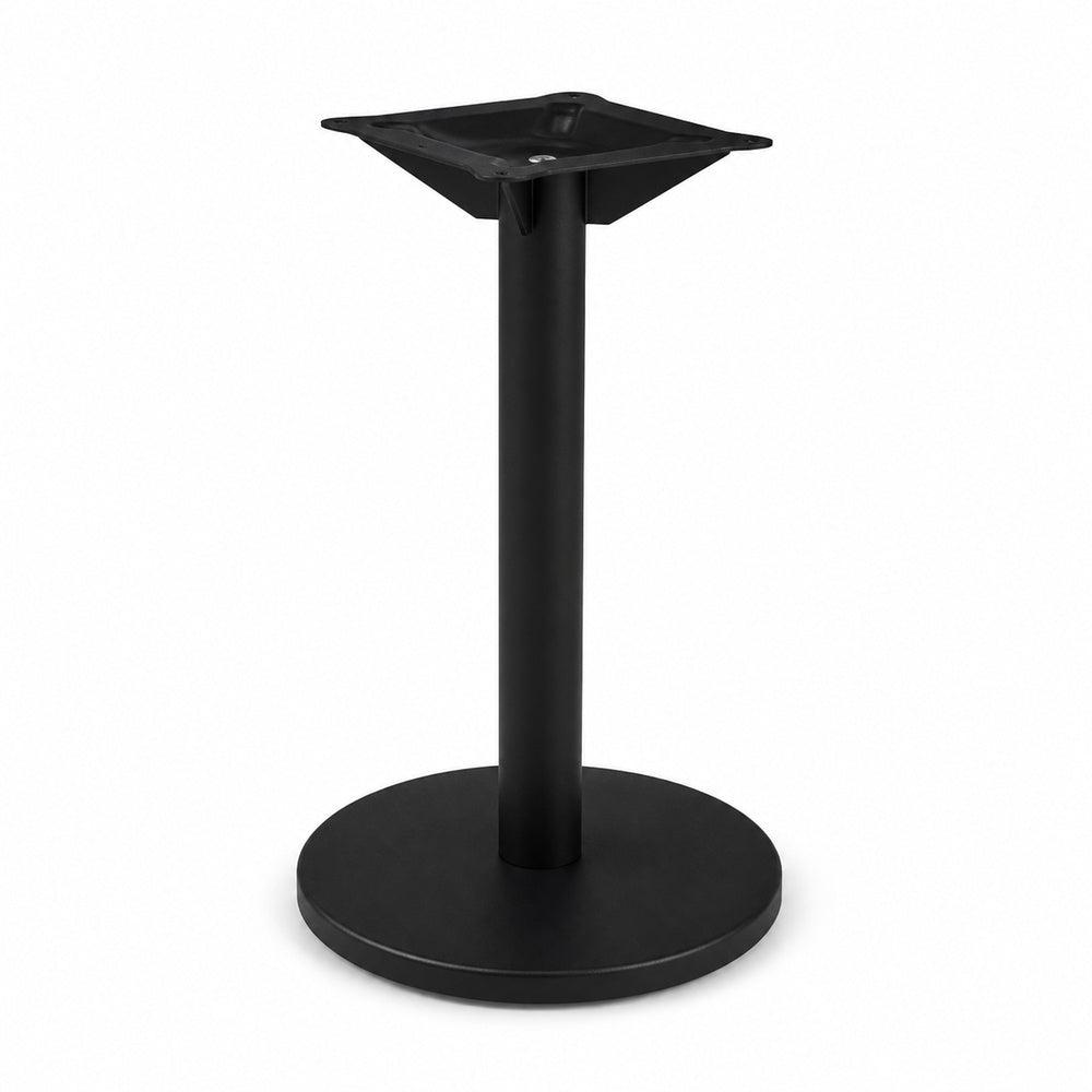 Base pedestal Versa Style Rioja AL-RJ100 de plato de acero negro base diámetro 500 mm