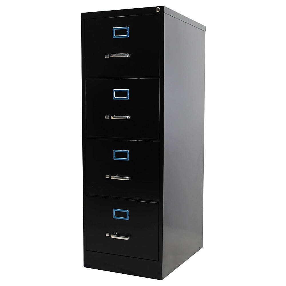 Archivero para Oficina Organizador - KINGSTRONG 14119 ARCH0300027 - 4 Gavetas - Negro - Metálico
