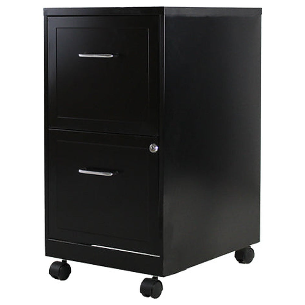 Archivero para Oficina Organizador - KINGSTRONG 16251 ARCH0300030 - 2 Gavetas - Negro - Metálico