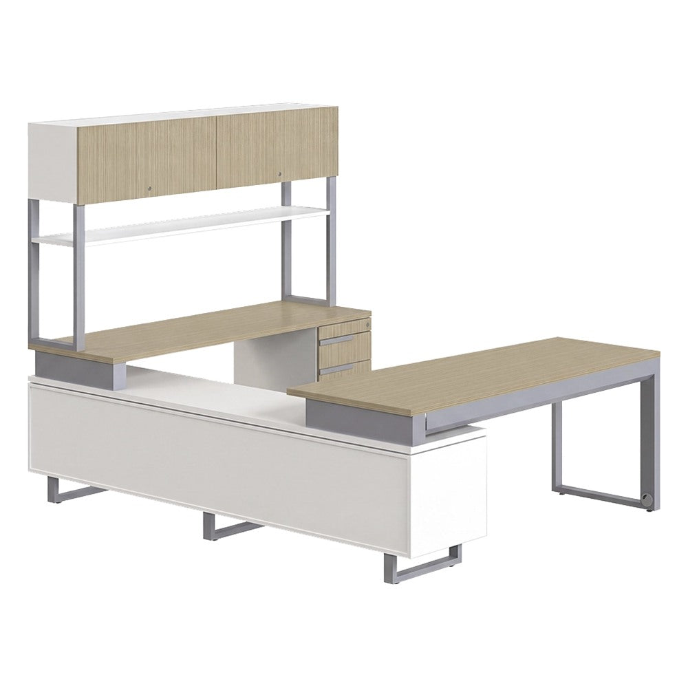 Conjunto Ejecutivo para Oficina Privada - GEBESA G-CONNECT - Pata “O” - Frente 180 cm - Derecha