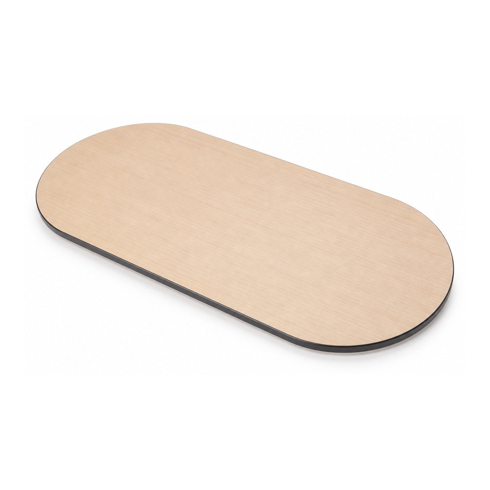 Cubierta Ovalada para Mesa de Juntas - GEBESA MESAS CONFIGURABLES - Frente 240 cm - Fondo 120 cm - Baja Presión - Cubierta y Base de Aglomerado