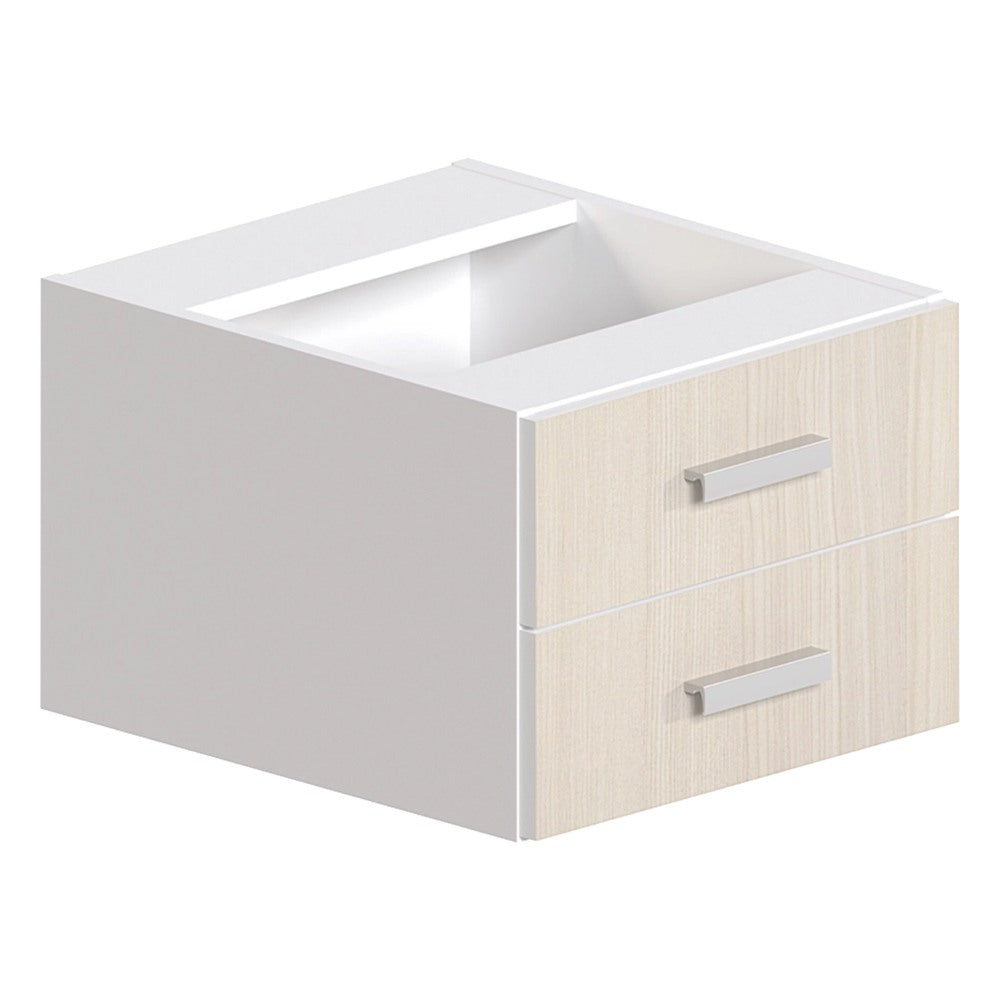 Archivero Cajonera para Oficina - GEBESA KENZA - Frente 40.5 cm - 2 Gavetas Papeleras - Derecha