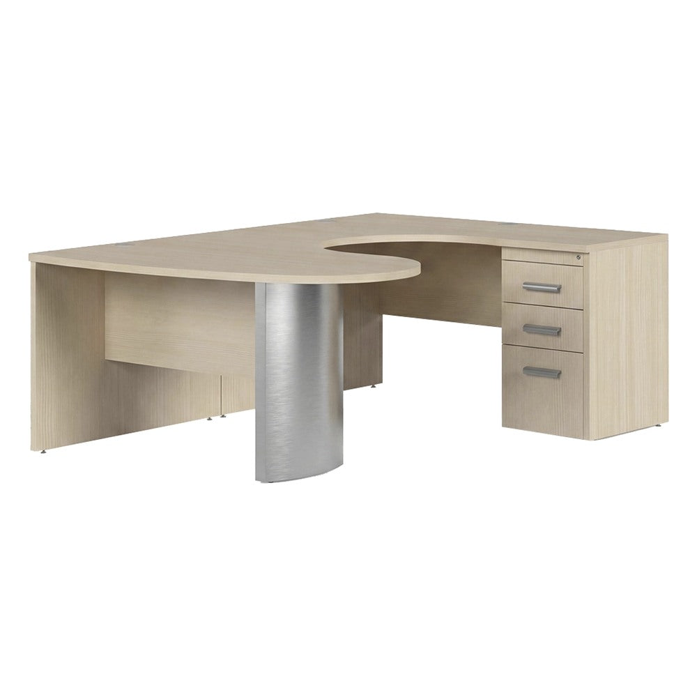 Conjunto Semi Ejecutivo para Área Administrativa - GEBESA PRIME - Frente 150 cm - Derecha
