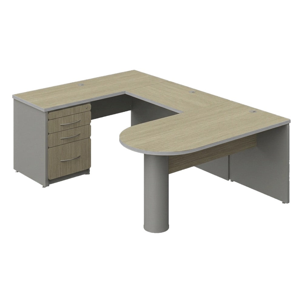 Conjunto Semi Ejecutivo para Despacho - GEBESA SPAZIO - Frente 150.8 cm