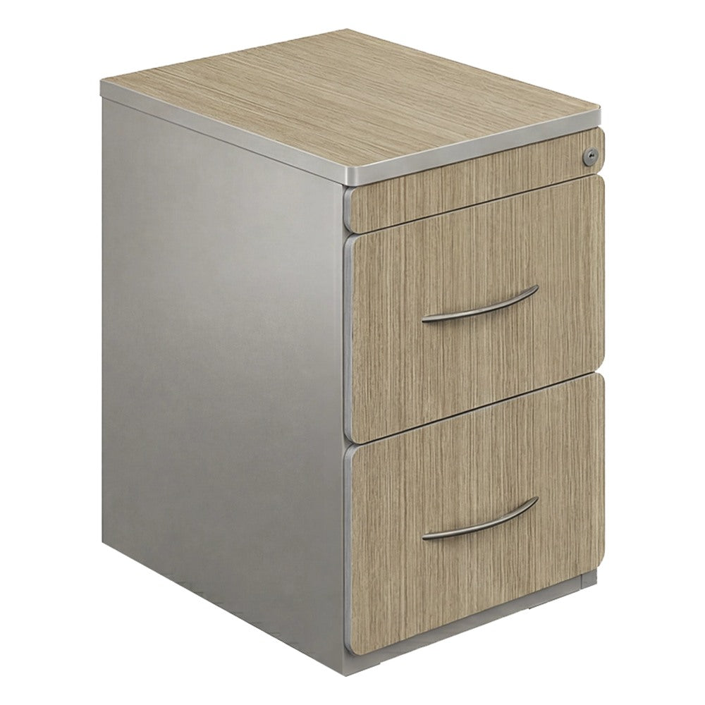 Archivero Vertical para Oficina Privada - GEBESA SPAZIO - Frente 50 cm - 2 Gavetas