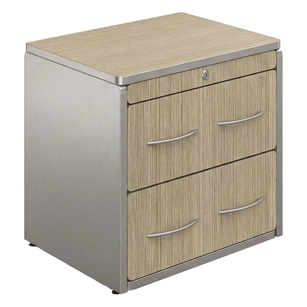 Archivero Horizontal para Archivo - GEBESA SPAZIO - Frente 77 cm - 2 Gavetas