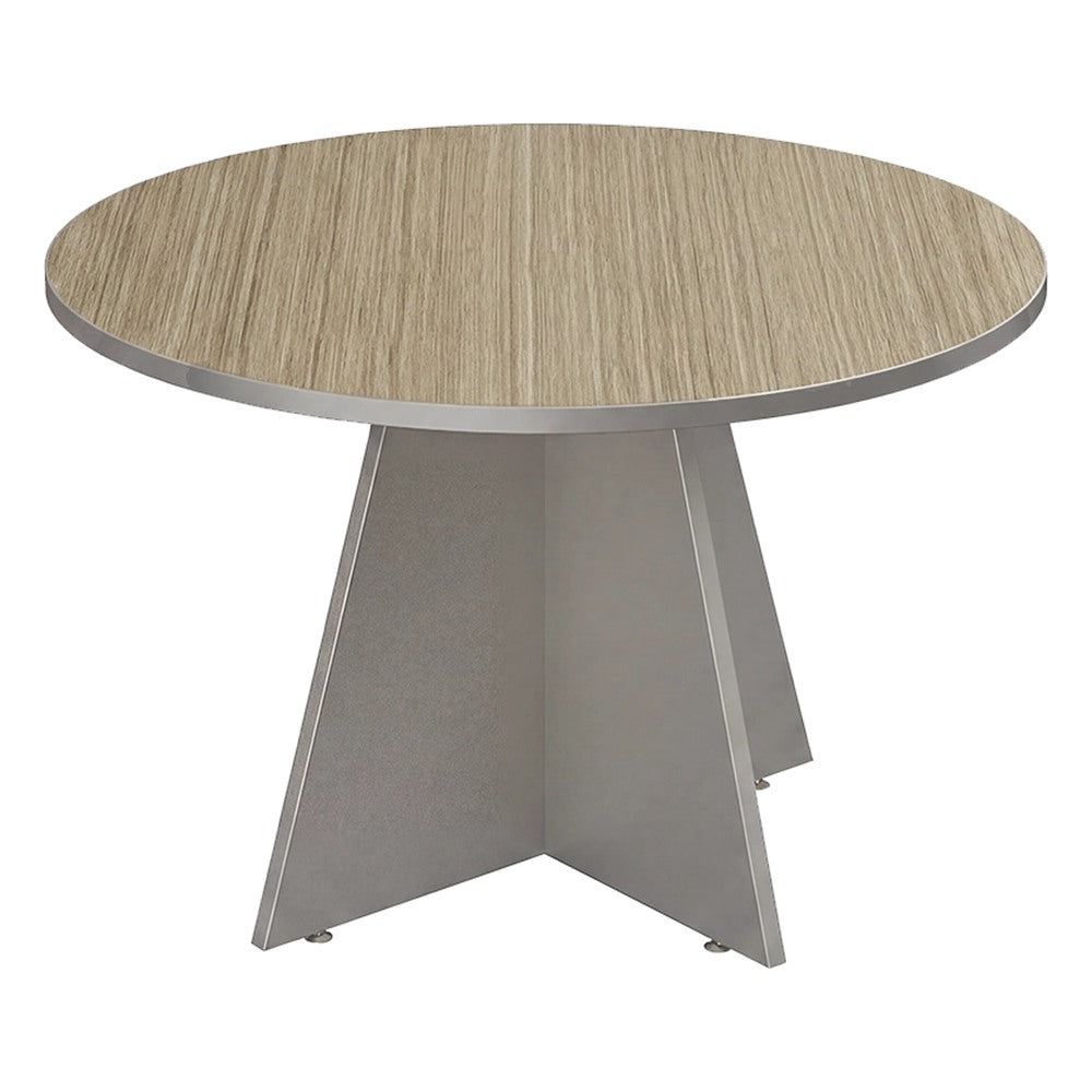 Mesa de Juntas Redonda para Sala de Juntas - GEBESA SPAZIO - Ø 120.8 cm