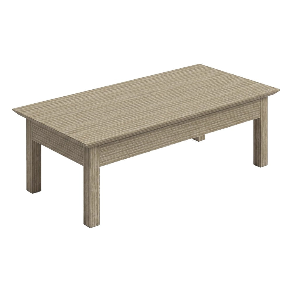 Mesa de Centro para Recepción - GEBESA FILO - Frente 120 cm - Cubierta de MDF y Cuerpo de Aglomerado