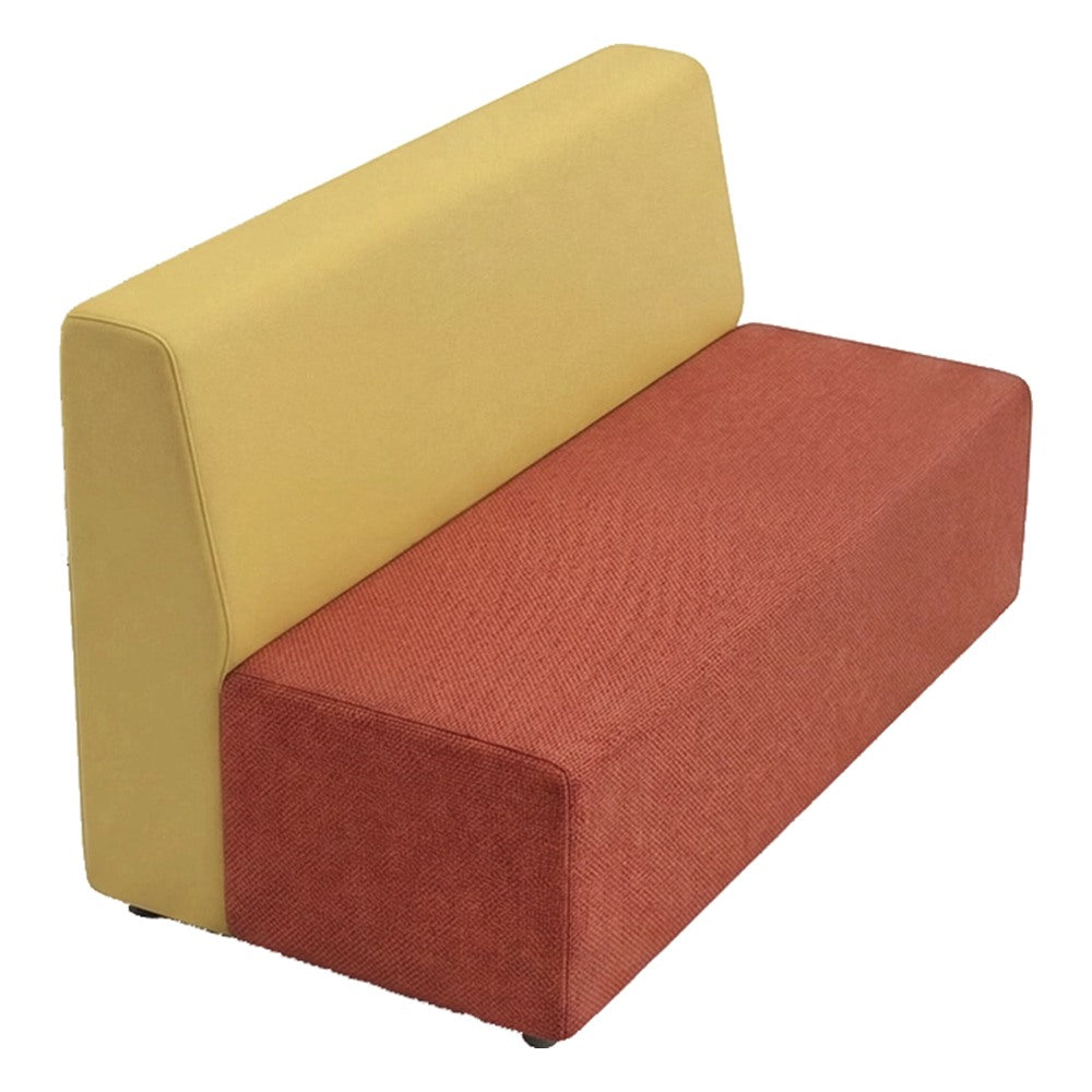 Sofá Lineal para Recepción - GEBESA FOMCORE ARMLESS - Frente 95 cm - Alto 58 cm - Tapizado