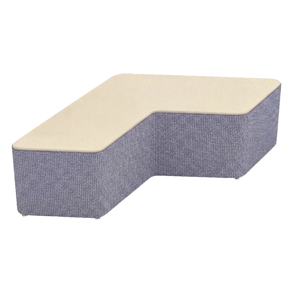Banca Boomerang 2.0 para Vestíbulo - GEBESA FOMCORE NETWORK 2.0 - Alto 40 cm - Tapizado
