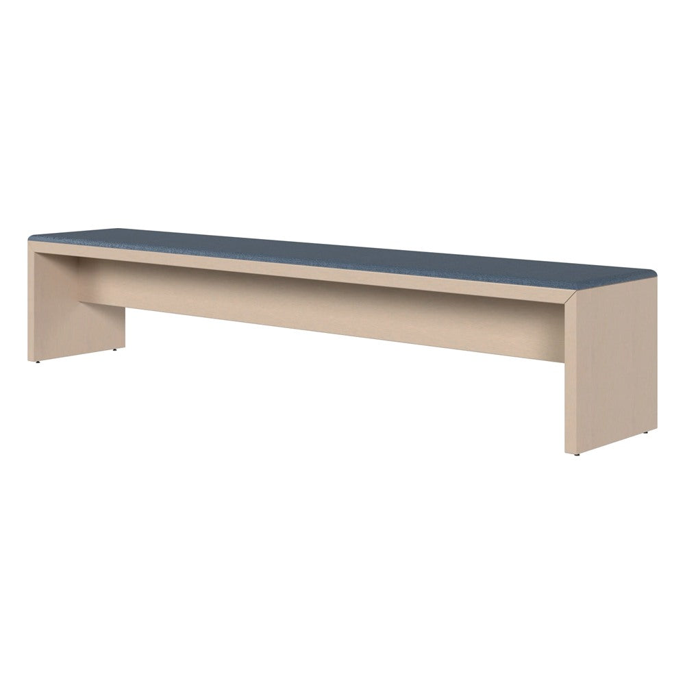 Banca para Área Común - GEBESA GRC DYLAN - Frente 229 cm - Estructura Metálica