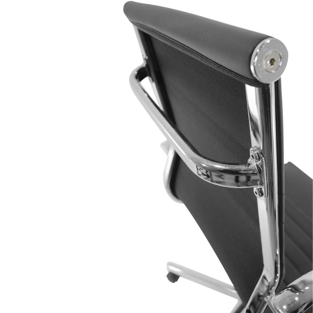 SILLA NOGAL BEAT E-3002 | Silla Directiva | Asiento Respaldo Hule Espuma | Descansabrazos Metálicos Vinipiel | Base Metal | Estructura Metálica | Interior | Oficina Dirección Directivo Directiva Jefe Trabajo Área Laboral
