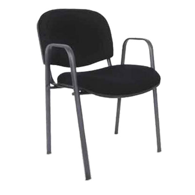 Silla De Oficina Visita - ALBAR LK-03 - Negro - Asiento y Respaldo Tapizado