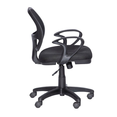 SILLA NOGAL BEAT M-50 | Silla Secretarial para Oficina | Base Estrella Nylon con Rodajas | Tapiz Hule Espuma | Interior Institucion Compañia Organizacion Empresa Empresarial Laboral Oficina Despacho Bufete Operativa