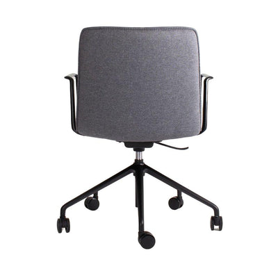 SILLA OFFIHO BLACK ENEAS OHE-143negro | Silla Operativa | Estrella pentagonal de 5 puntas | Respaldo Bajo | Tapizado | Interior| Oficina Despacho