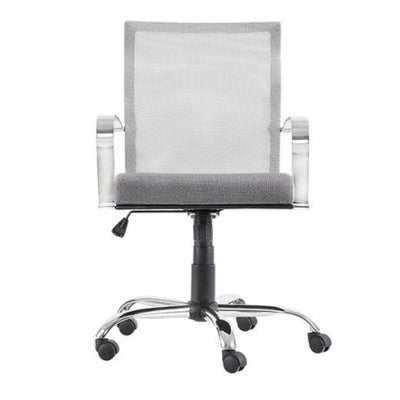 SILLÓN NOGAL BEAT M-155 C | Sillón Semi Ejecutivo para Oficina | Base Estrella Cromada con Rodajas | Respaldo Malla | Interior Institucion Compañia Organizacion Empresa Empresarial Ceo Laboral Dirección Directiva Oficina Despacho Bufete Alta Direccion Gerencia