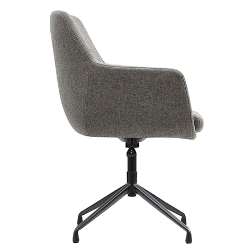 SILLON OFFIHO TRIPOLI OHV-2005 Gris | Sillón Ejecutivo | Base Estrella | Tapizado | Interior | Oficina Hogar Hotel Sillón Sofá Reclinable Poltrona Asiento Tapizado Estancia Sala Casa Hogar Sala Espera Oficina Sala de Estar.