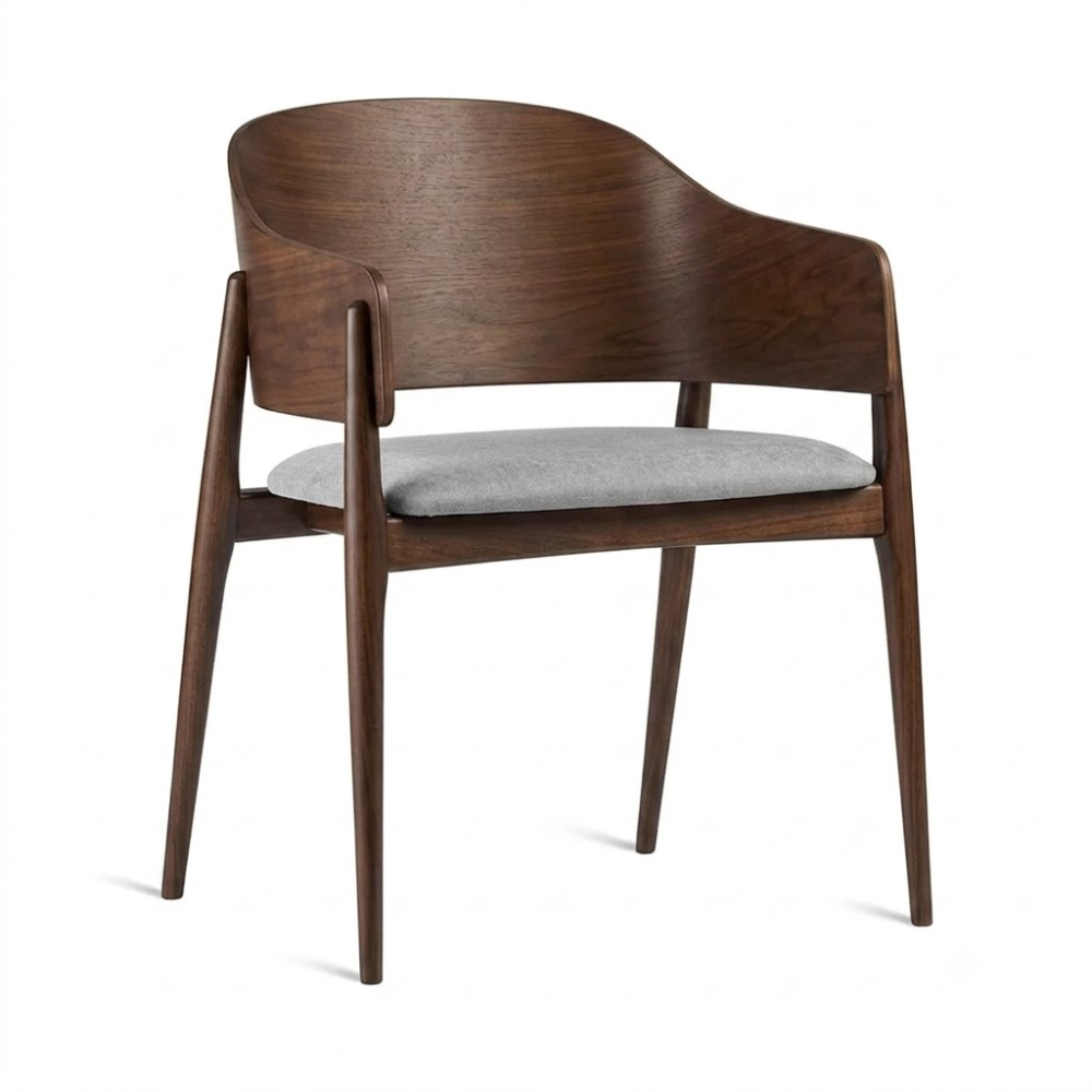 Silla Comercial para cafetería Reciclable - LABENZE MARIOLA - Varios Colores - Asiento Tapizado