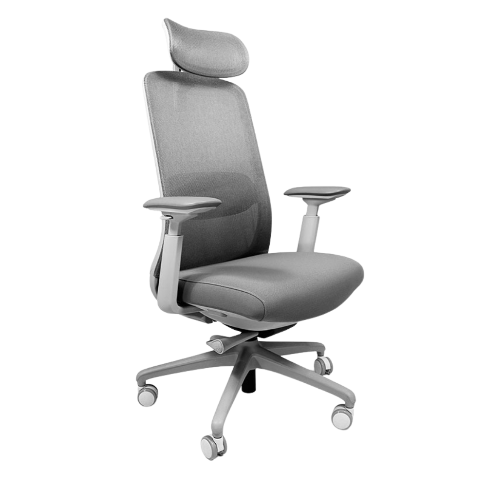 Silla de Oficina - NOGAL BEAT LONDRES ECO - Varios Colores - Respaldo en Malla y Asiento Tapizado