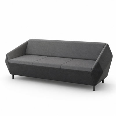 Sofá Independiente 3 Plazas VERTEX sofá independiente 3 plazas de VERSA OFFSET, Frente 235 cm, vista de tres cuartos sobre fondo blanco