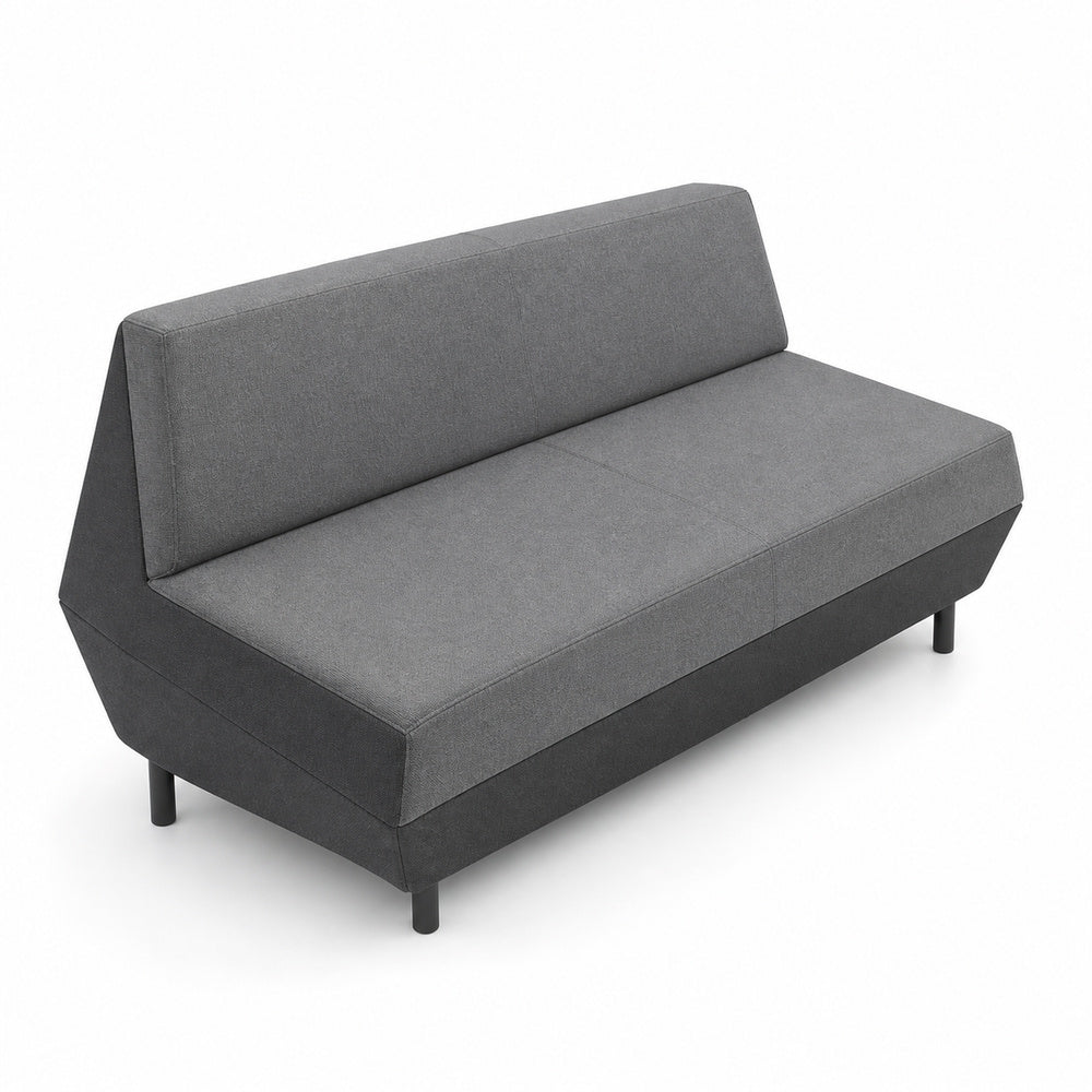 Sofá Modular Derecho Costado Recto VERTEX derecho costado recto corto de VERSA OFFSET, Frente 180 cm, vista de tres cuartos sobre fondo blanco