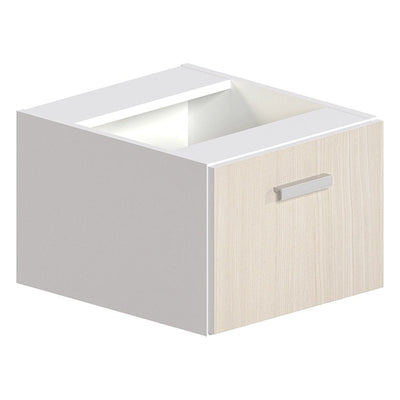 Archivero Cajonera para Despacho - GEBESA KENZA - Frente 40.5 cm - 1 Gaveta Archivero - Derecha - GBK812R - GEBESA - NOGAL BEAT - Archivero