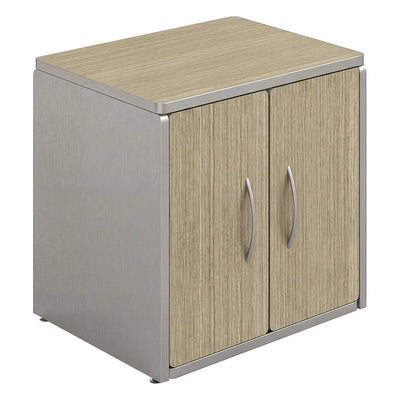 Archivero Horizontal para Oficina - GEBESA SPAZIO - Frente 77 cm - 2 Puertas - GBS370 - GEBESA - NOGAL BEAT - Archivero