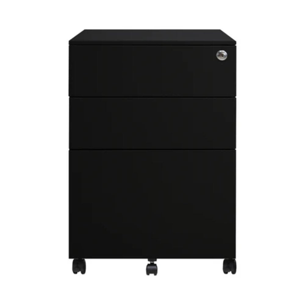 ARCHIVERO METALICO KINGSTRONG 2+1 2406 SARRE | Archivero para Oficina Ejecutivo Empresarial | Espacios de Almacenamiento con rodajas | Varios Colores | Metalico | Interior - ARCH0904587 - Mundo In - NOGAL BEAT - archivero