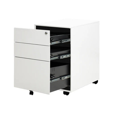 ARCHIVERO METALICO KINGSTRONG 2+1 2406 SARRE | Archivero para Oficina Ejecutivo Empresarial | Espacios de Almacenamiento con rodajas | Varios Colores | Metalico | Interior - ARCH0904587 - Mundo In - NOGAL BEAT - archivero