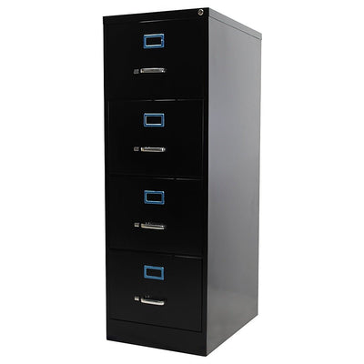 Archivero para Oficina Organizador - KINGSTRONG 14119 ARCH0300027 - 4 Gavetas - Negro - Metálico - ARCH0300027 - Mundo In - NOGAL BEAT - Archivero