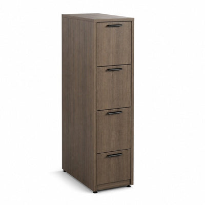Archivero para Oficina Vertical 4 Gavetas - VERSA COMPLEMENTOS - Melamina Incluye Cerradura - CS-1020 - VERSA - NOGAL BEAT - Archivero