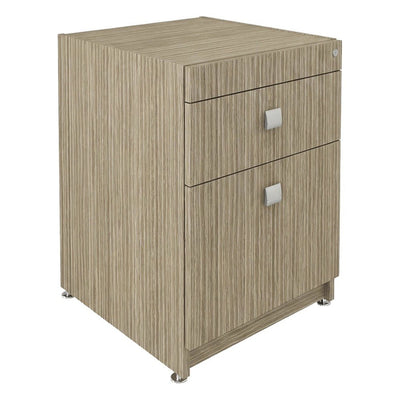 Archivero Pedestal para Oficina - GEBESA CONTEMPO - Frente 50 cm - GCC300 - GEBESA - NOGAL BEAT - Archivero