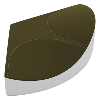 Banca de Colinas Onduladas para Vestíbulo - GEBESA FOMCORE LOUNGE - Frente 184 cm - Alto 43 cm - Tapizado - GFCB127734217 - GEBESA - NOGAL BEAT - Banca de Visita