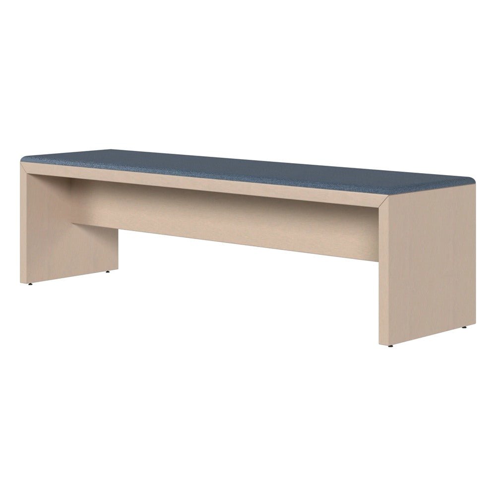 Banca para Pasillo - GEBESA GRC DYLAN - Frente 168 cm - Estructura Metálica - GGRD7001766 - GEBESA - NOGAL BEAT - Banca de Visita
