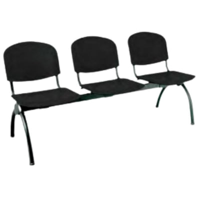 BANCA REQUIEZ ITALIANA LUJO | Banca Sala Espera Consultorio | Varias Plazas | Polipropileno | Interior - RE 1072 - Requiez - NOGAL BEAT -