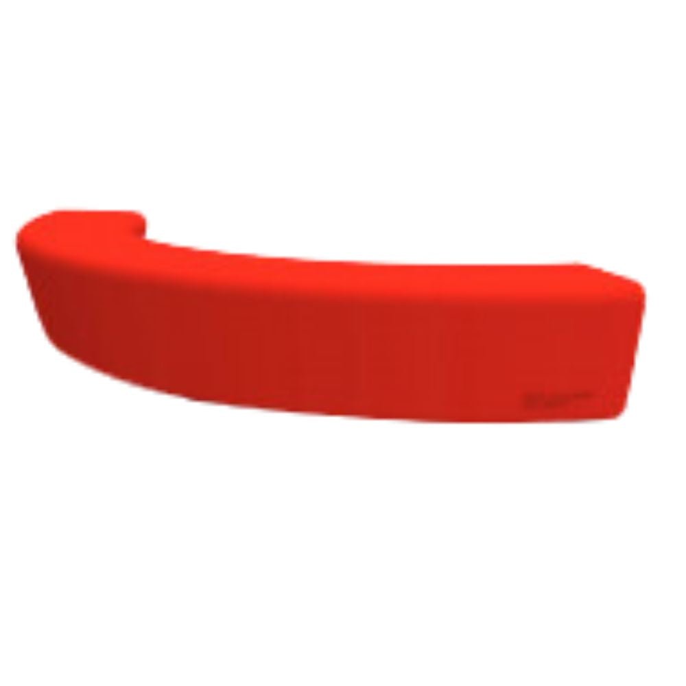 BANCADA RESOL HOOP CURVE | Bancada Semcircular para Sala de Espera Moderna Terraza | 40 cm | Polietileno Rotomoldeado | Protección UV | Interior + Exterior - 41554 POLIET.1X.RJ - Resol - NOGAL BEAT - banca