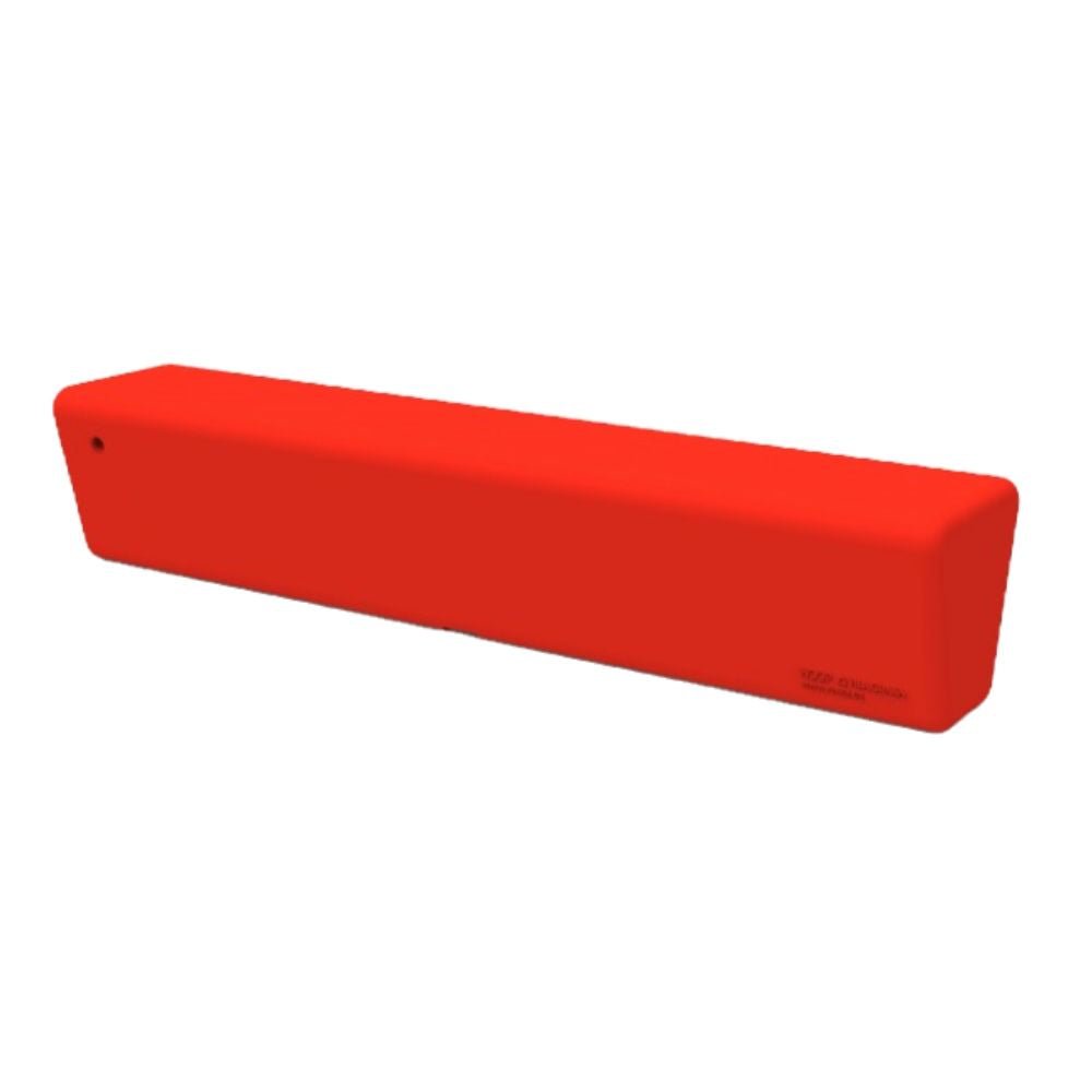 BANCADA RESOL HOOP STRAIGHT | Bancada Lineal para Sala de Espera Moderna Terraza | 40 cm | Polietileno Rotomoldeado | Protección UV | Interior + Exterior - 41555 POLIET.1X.RJ - Resol - NOGAL BEAT - banca
