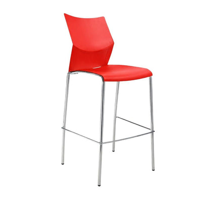Banco Alto - LABENZE NIZZA 107-00420 - Varios Colores - Patas Tubular Cromado con Descansa Pies - 107-00420 - Labenze - NOGAL BEAT - Banco Comercial