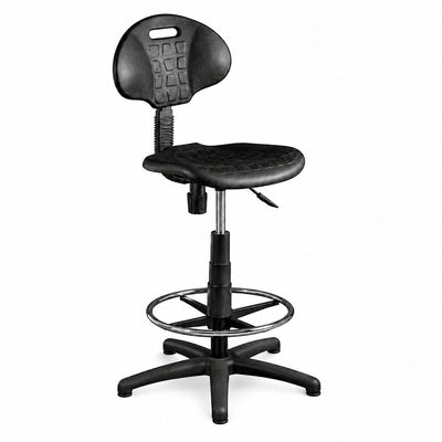 Banco Industrial para Laboratorio - GEBESA - Negro - Base Fija - GDC305BF - GEBESA - NOGAL BEAT - Silla Industrial