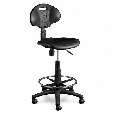 Banco Industrial para Línea de Producción - GEBESA - Negro - Con Ruedas - GDC305BR - GEBESA - NOGAL BEAT - Silla Industrial