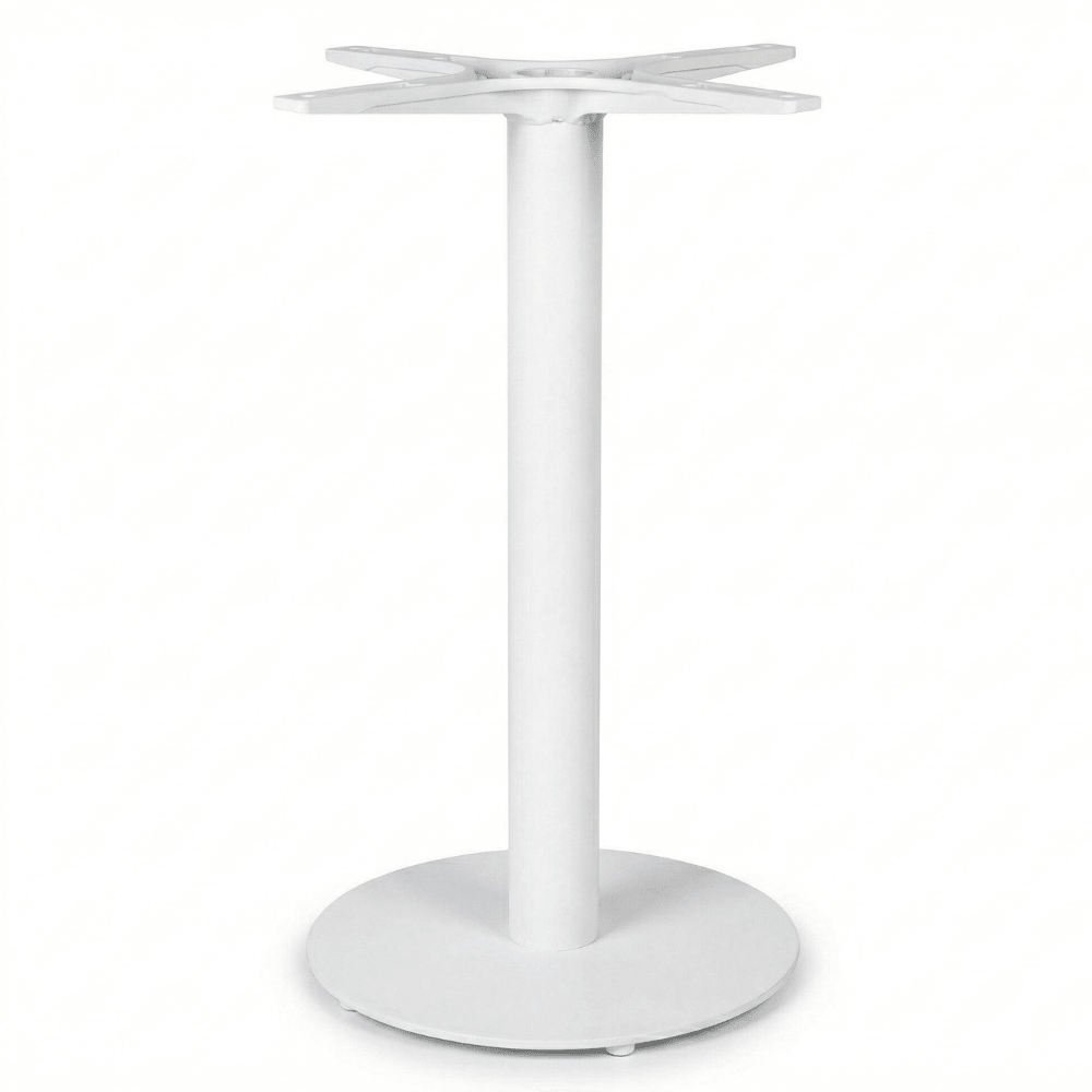 Base RESOL TAPIES 40 para mesa con pie central redondo en hierro fundido