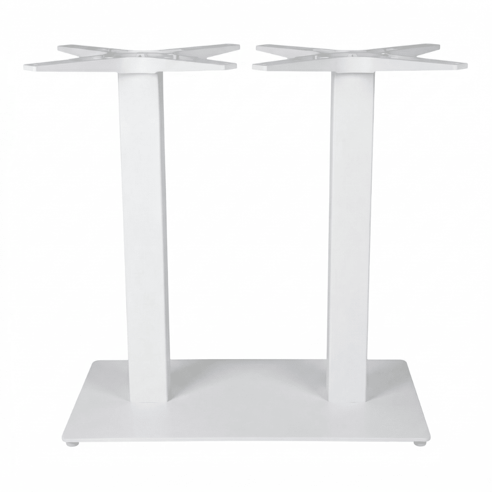 Base RESOL TAPIES DOBLE para mesa con pie central doble en hierro fundido